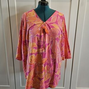 Elle Subtle Pink and Gold Top